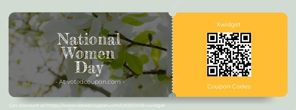 Xwidget Coupon discount, offer to 2024 #mothersday