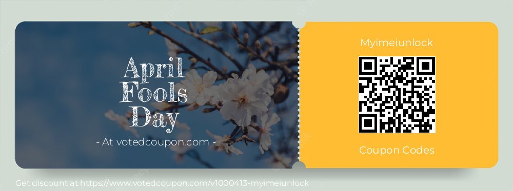 Myimeiunlock Coupon discount, offer to 2025 April Fools Day