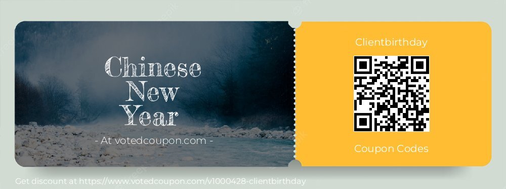 Clientbirthday Coupon discount, offer to 2023 Summer