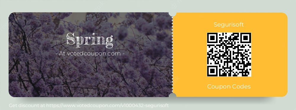 Segurisoft Coupon discount, offer to 2025 Spring