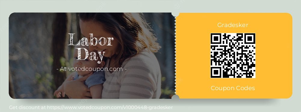 Gradesker Coupon discount, offer to 2024 April Fools Day