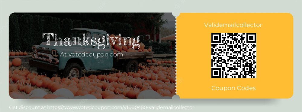 Validemailcollector Coupon discount, offer to 2023 Summer