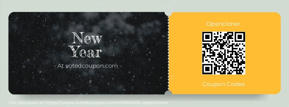 Opencloner Coupon discount, offer to 2023 Black Friday