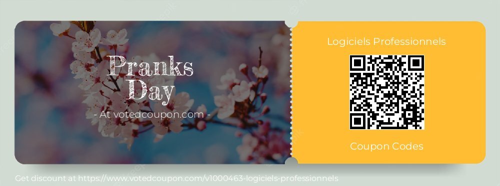 Logiciels Professionnels Coupon discount, offer to 2025 Pranks Day