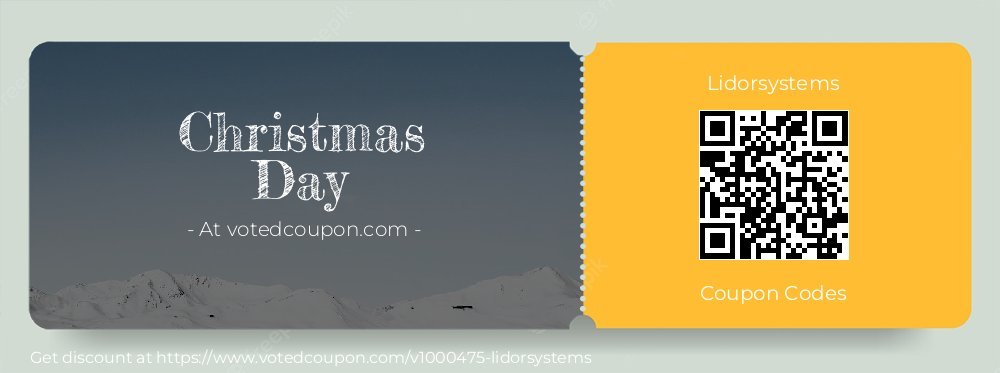 Lidorsystems Coupon discount, offer to 2023 Thanksgiving Day
