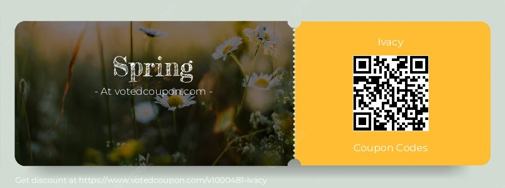Ivacy Coupon discount, offer to 2025 Spring