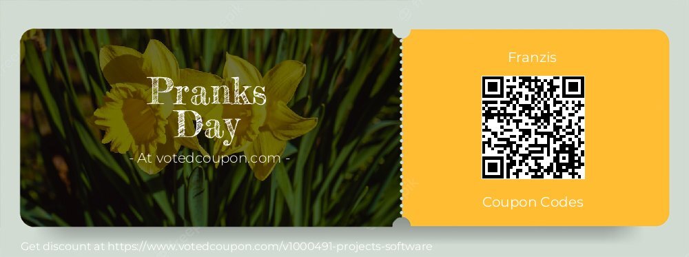 Franzis Coupon discount, offer to 2025 Pranks Day