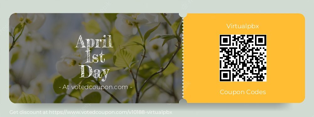 Virtualpbx Coupon discount, offer to 2025 April 1st Day