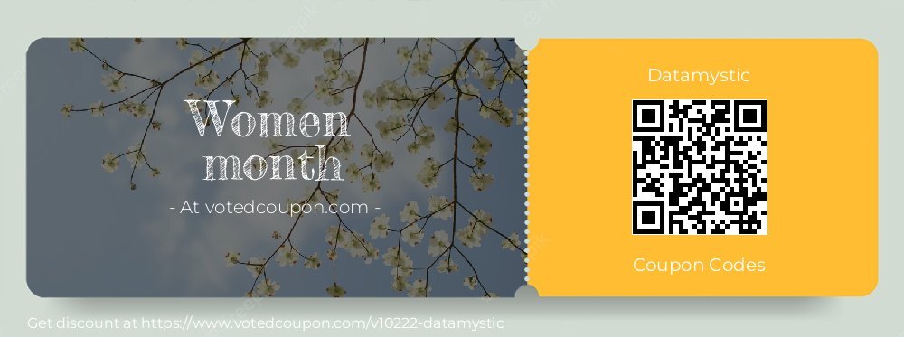 Datamystic Coupon discount, offer to 2024 Mom's Day