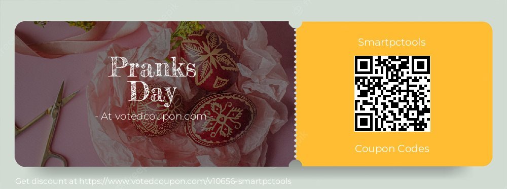 Smartpctools Coupon discount, offer to 2024 Pranks Day