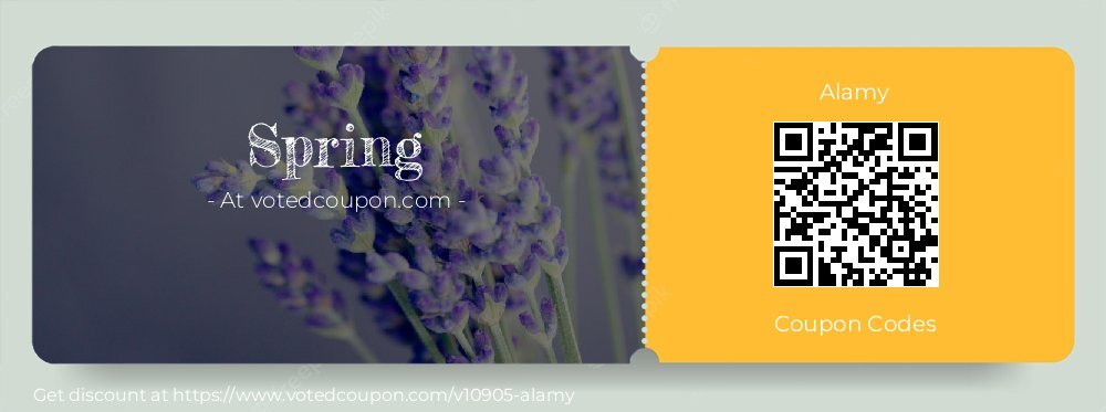 Alamy Coupon discount, offer to 2024 Spring