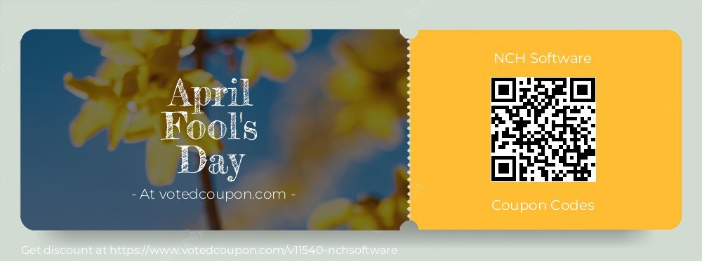 NCH Software Coupon discount, offer to 2025 April Fool's Day