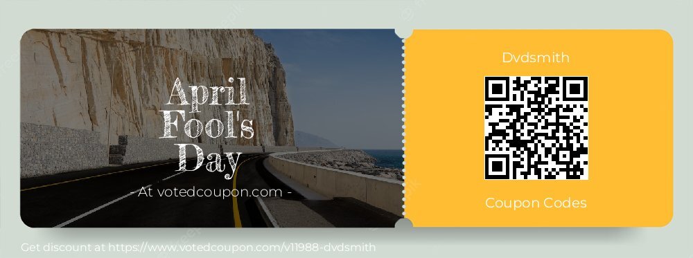 Dvdsmith Coupon discount, offer to 2025 April Fool's Day