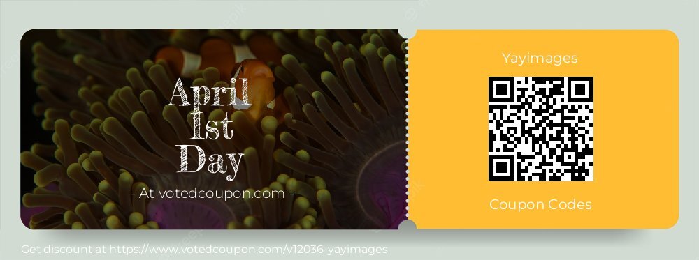 Yayimages Coupon discount, offer to 2025 April 1st Day