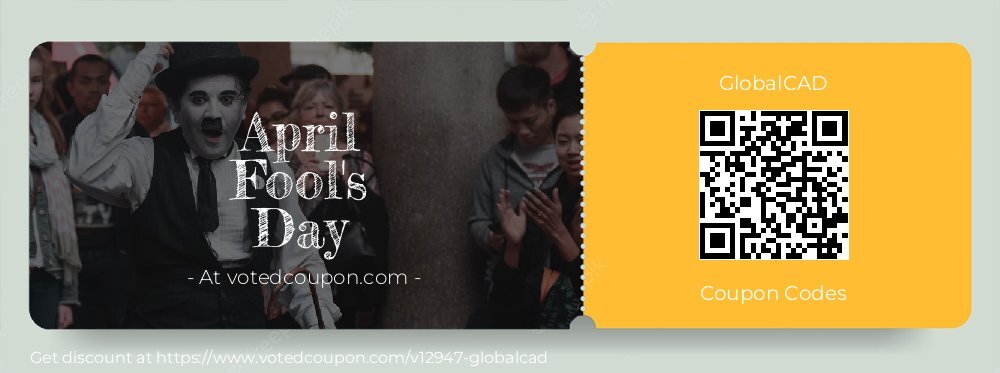 GlobalCAD Coupon discount, offer to 2025 April Fool's Day