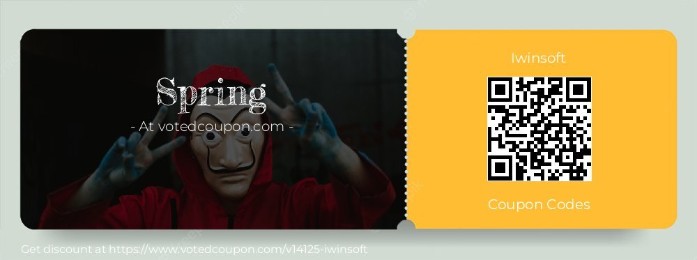 Iwinsoft Coupon discount, offer to 2025 Spring