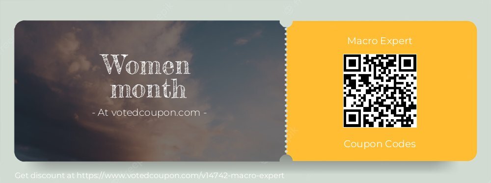 Macro Expert Coupon discount, offer to 2024 Mothers Day