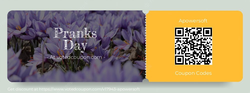 Apowersoft Coupon discount, offer to 2024 Pranks Day