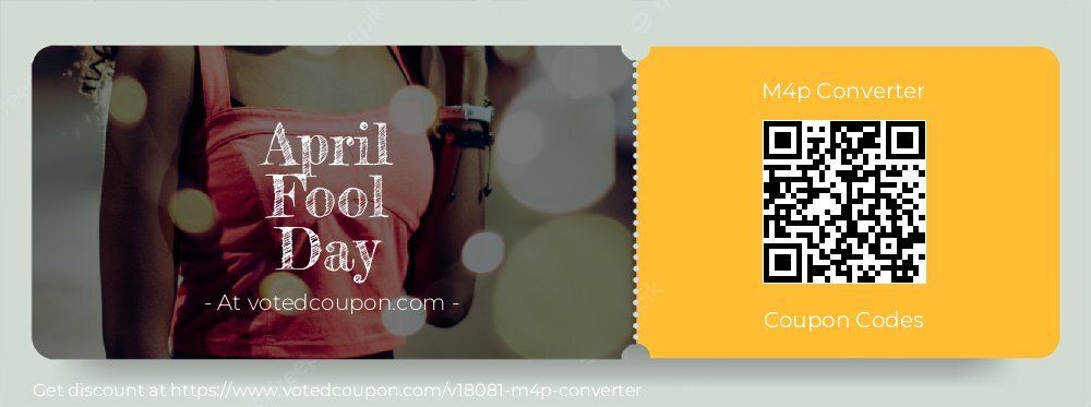 M4p Converter Coupon discount, offer to 2024 April Fool Day