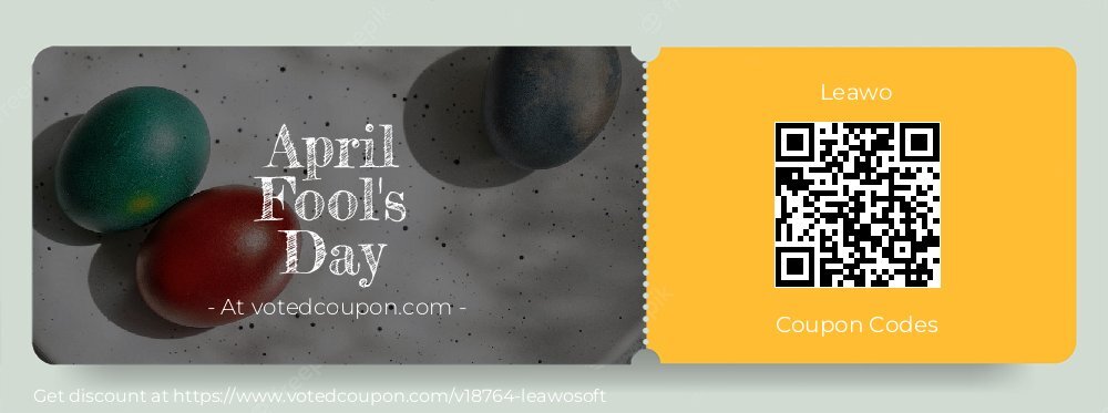 Leawo Coupon discount, offer to 2025 April Fool's Day