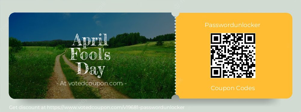 Passwordunlocker Coupon discount, offer to 2025 April Fool's Day
