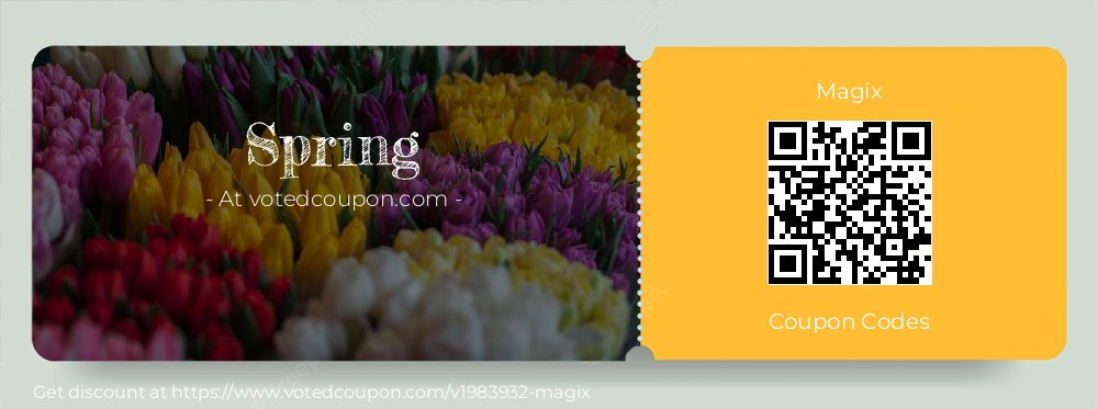 Magix Coupon discount, offer to 2024 Spring