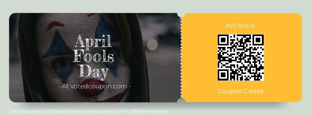 AVCWare Coupon discount, offer to 2025 April Fools Day
