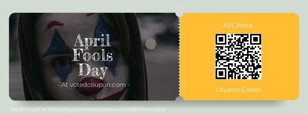 AVCWare Coupon discount, offer to 2024 April Fools Day