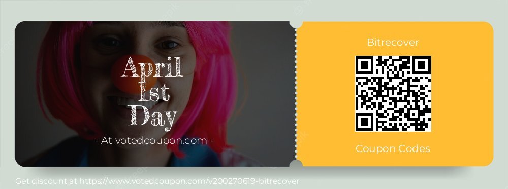 Bitrecover Coupon discount, offer to 2024 April Fool's Day