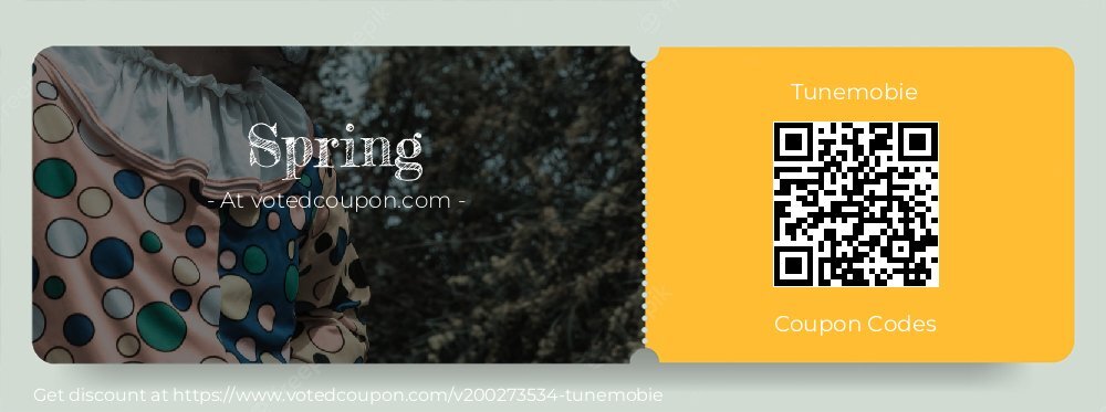Tunemobie Coupon discount, offer to 2025 Spring