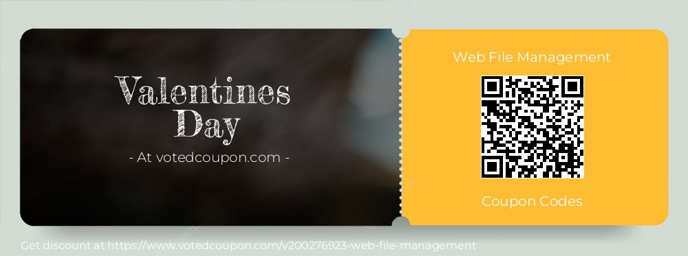 Web File Management Coupon discount, offer to 2024 April Fool Day