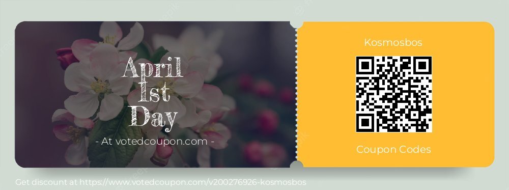 Kosmosbos Coupon discount, offer to 2025 April 1st Day