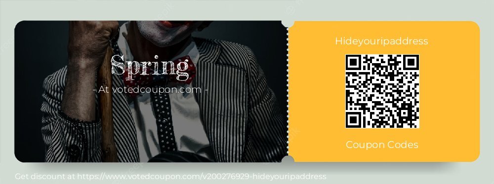 Hideyouripaddress Coupon discount, offer to 2025 Spring