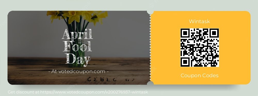 Wintask Coupon discount, offer to 2024 April Fool Day