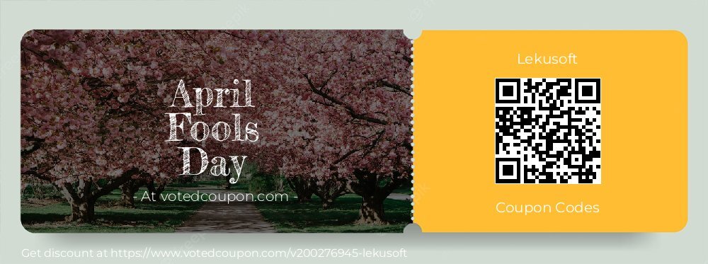 Lekusoft Coupon discount, offer to 2025 April Fools Day