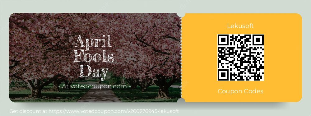 Lekusoft Coupon discount, offer to 2024 April Fools Day