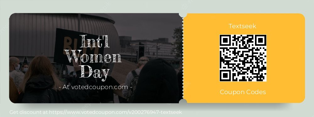 Textseek Coupon discount, offer to 2025 April 1st Day