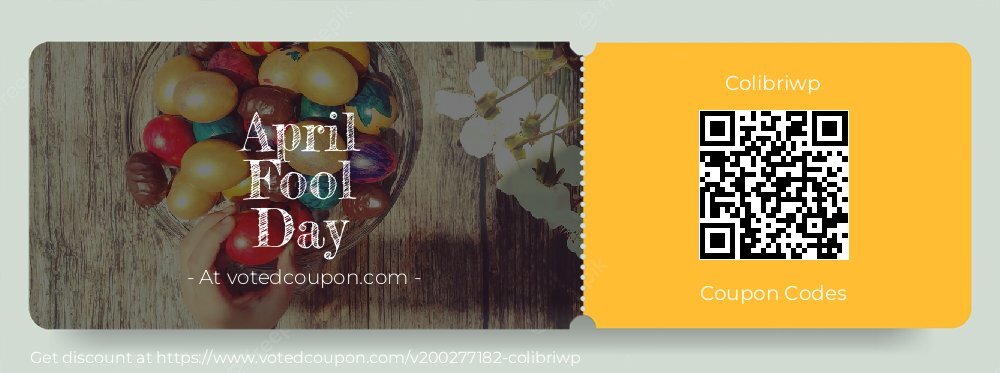 Colibriwp Coupon discount, offer to 2025 April Fool Day