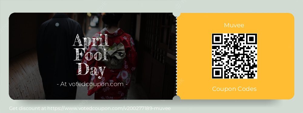 Muvee Coupon discount, offer to 2025 April Fool Day