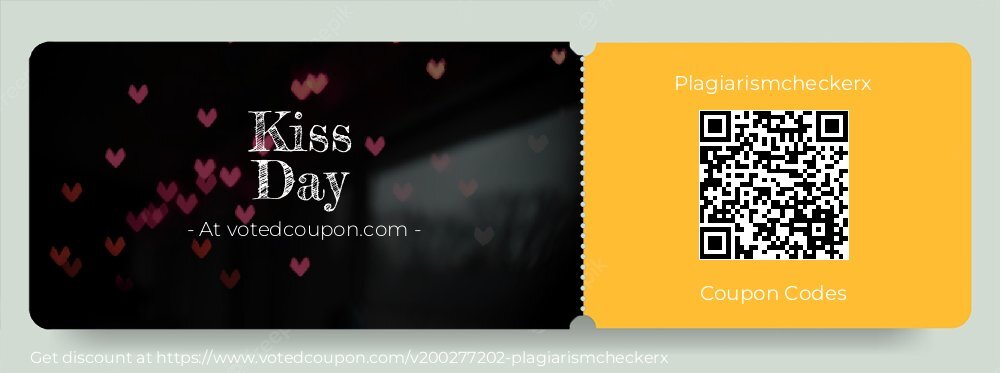 Plagiarismcheckerx Coupon discount, offer to 2024 Mom's Day