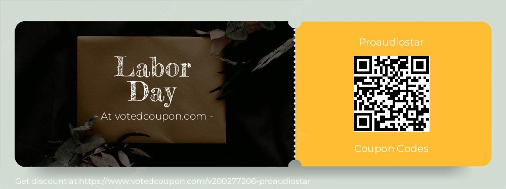 Proaudiostar Coupon discount, offer to 2023 Xmas Day