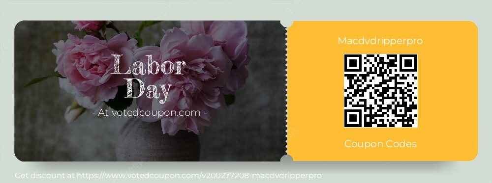 Macdvdripperpro Coupon discount, offer to 2025 Easter Sunday