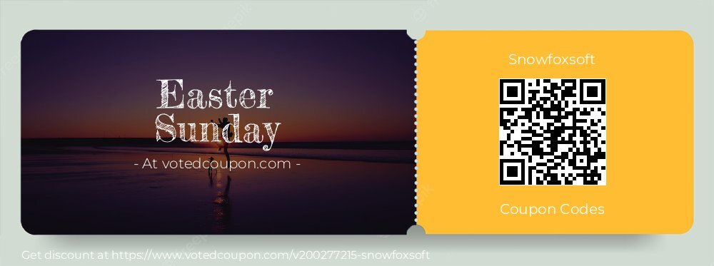 Snowfoxsoft Coupon discount, offer to 2024 Int. Working Day