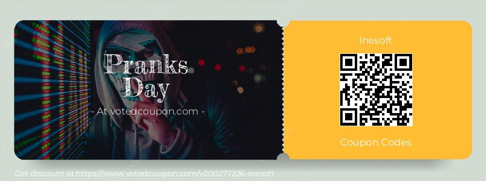 Inesoft Coupon discount, offer to 2024 Pranks Day