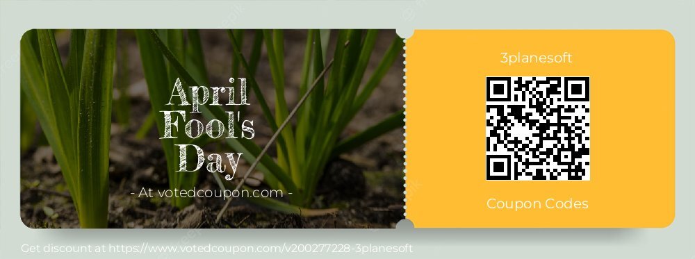 3planesoft Coupon discount, offer to 2024 April Fool's Day