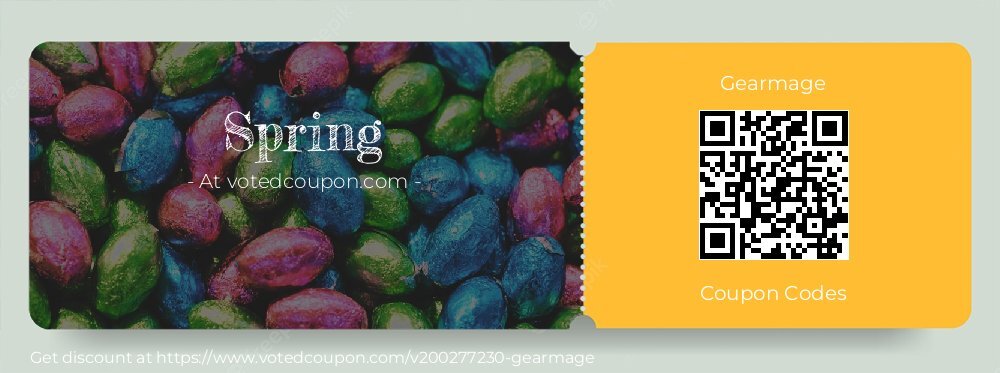 Gearmage Coupon discount, offer to 2025 Spring