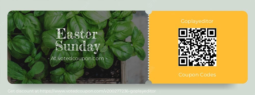 Goplayeditor Coupon discount, offer to 2024 #mothersday