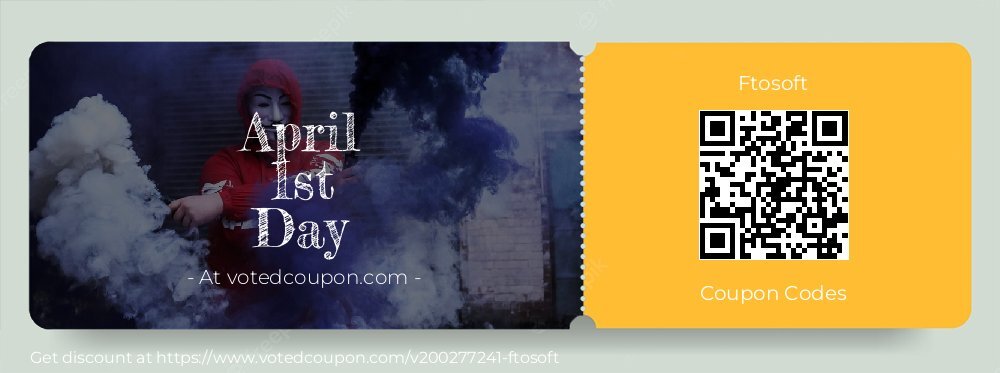 Ftosoft Coupon discount, offer to 2025 April 1st Day