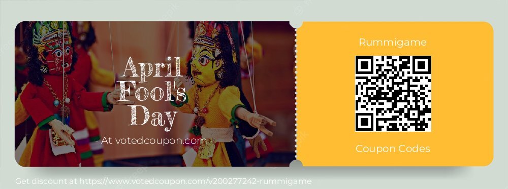 Rummigame Coupon discount, offer to 2025 April Fool's Day