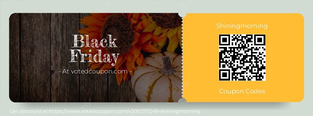 Shiningmorning Coupon discount, offer to 2023 Halloween